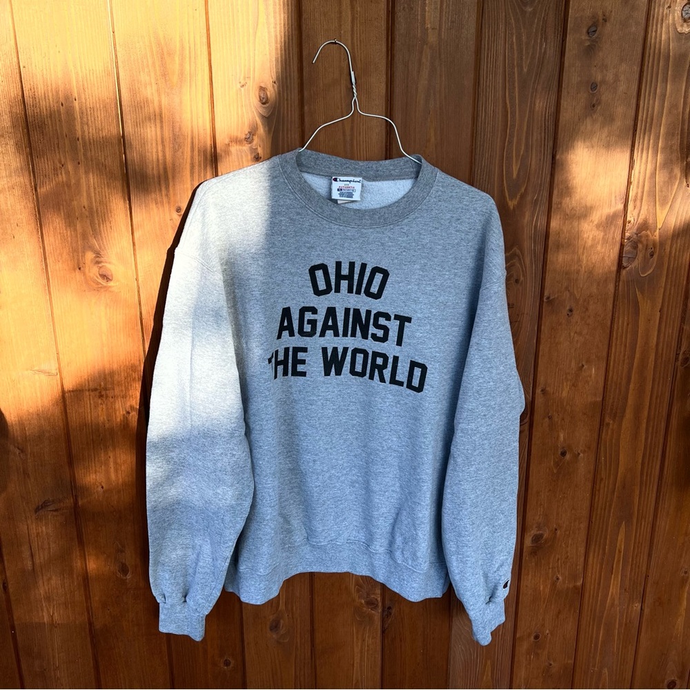 Vintage Champion Ohio Against The World Crewneck (XL)